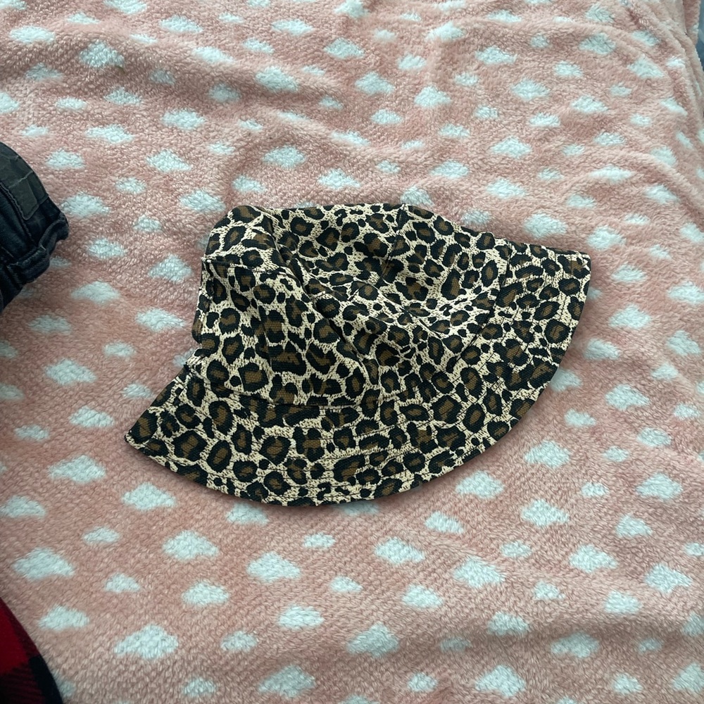 Cheetah print bucket hat!